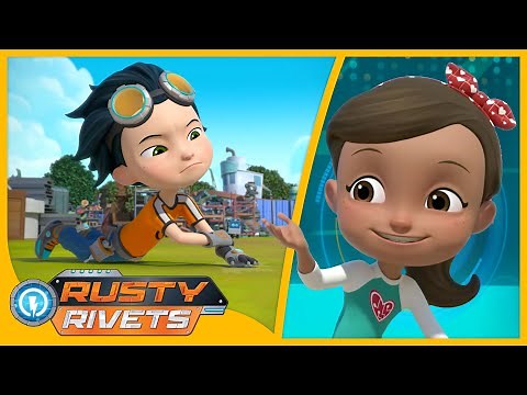 Rusty Gets Stuck ⚠️| Rusty Rivets| Cartoons for Kids
