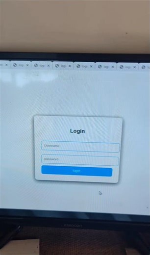 My first Login Form html+css #webdevelopment #shorts