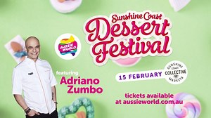 ONLY TWO MORE SLEEPS 🧁 🍮 Demos by Adriano Zumbo plus some of his Zumbo's Just Desserts cast 🙌🏼 🍰 30 dessert stalls 👒 30 markets from the Sunshine Coast Collective Markets 🥮 Zumbo's Great Cake Decorator Competition 🍪 Get your selfie on a cookie 🎡 Take advantage of the rides And so much more! Tickets are selling FAST - secure yours now for $10 online ($15 at the gate if not sold out prior) 🎟 BUY NOW: https://www.aussieworld.com.au/events/sunshine-coast-dessert-festival | Aussie World