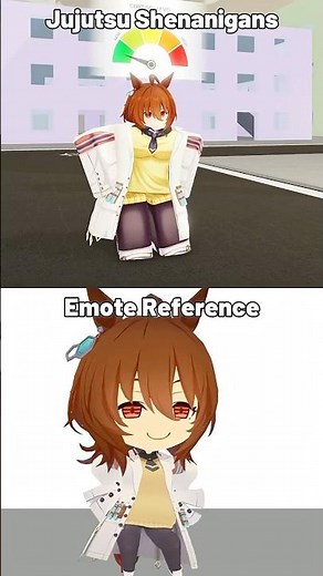 Jujutsu Shenanigans Vs Dance Reference Comparison 4 #jjs #roblox #shorts