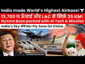 India Builds World’s Highest Airbase at 13,700 ft | Nyoma Airfield Near LAC Boosts Defence