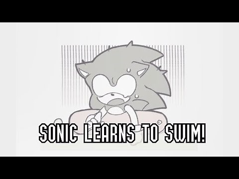 Sonic The Hedgehog Comic Dub: Sonic Learns To Swim!