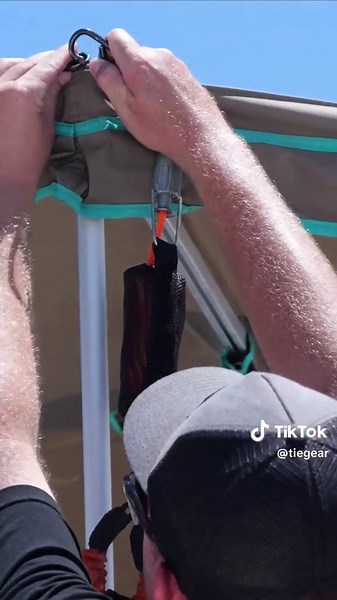 Fast, easy and secure... that's exactly what our innovative Guy Rope, Soft Spring and Terra Peg system is all about. Spend less time setting up and more time adventuring! 🎥 @wildtouring #tiegear #adventuresecured #offroad #4x4 #touringaustralia #awnings #campinggear #beachdays #beachdriving