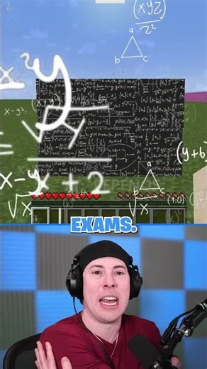 How Math Exams Are In Minecraft!