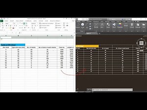 12- how to export table from excel to cad with link data تصدير جدول من الاكسيل للكاد