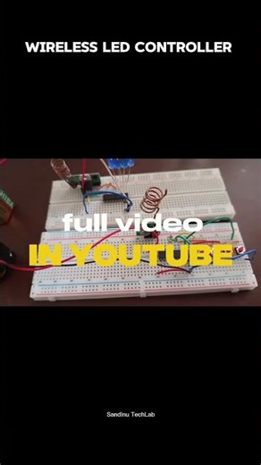 How to make simple wireless LED controller at home 💡(full video in our Channel) | #shorts