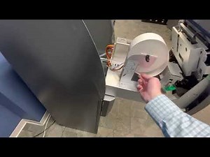 How to load ATM paper in a Genmega ATM