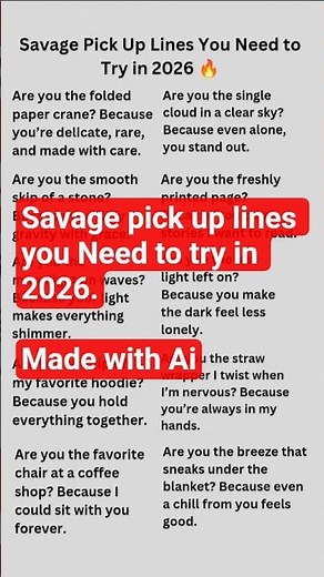 Savage pick up lines you Need to try in 2026 🔥. Direct pickuplines you can use.#shorts