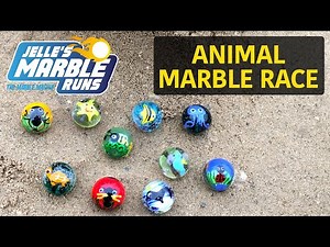 Animal Marble Race - Jelle's Marble Runs