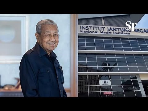 Malaysia’s ex-PM Mahathir admitted to National Heart Institute after fall