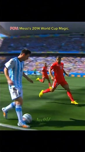 Lionel Messi’s Magic at the 2014 FIFA World Cup ✨🇦🇷. #goat #afc #magicmoment #football #edit