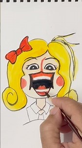 I Drew Miss Delight WITHOUT a Sketch! 🎨 | Watercolor | Poppy Playtime