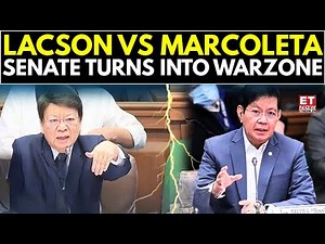 Philippines Senate Live: Senate Turns Into BATTLEFIELD After Lacson–Marcoleta Collision | ET Now