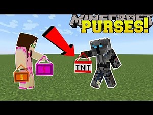 Minecraft: PURSES!!! (SMACK PEOPLE, LOOK EPIC, & BLOW UP BLOCKS!) Mod Showcase