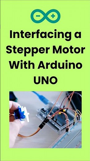 Stepper Motor + Arduino in 60 Seconds! #arduino #shorts
