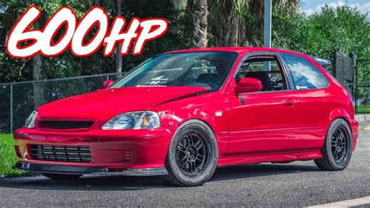 Veronica's 600HP Civic - She Built Her Dream Honda! | That Racing Channel