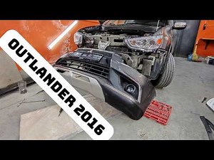 How To Remove front bumper mitsubishi outlander 2016?