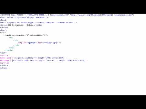 Coding Tutorial: CSS Auto-Resizing Background Image