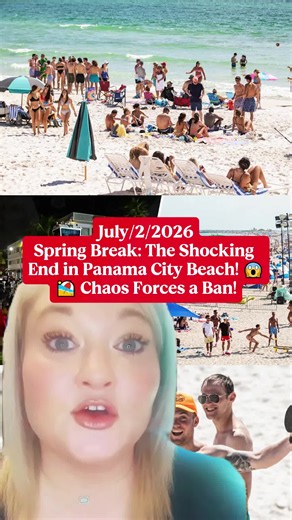 Spring Break: The Shocking End in Panama City Beach! 😱🏖️ Chaos Forces a Ban!#SpringBreak2023 #PanamaCity #SafetyFirst #TrendingNews #fyp