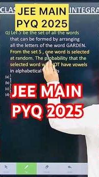 Q) Let 𝑆 be the set of all the words that can be formed by arranging all the letters of the word G