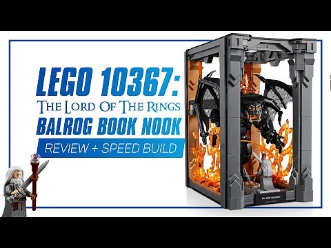 LEGO 10367: The Lord of the Rings: Balrog Book Nook - IN-DEPTH REVIEW