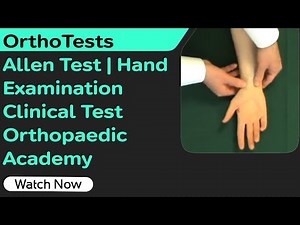 Allen Test - OrthoTests • Video • MEDtube.net