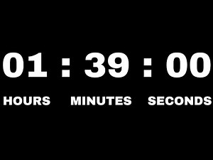 1 Hour and 39 Minute Timer | 99 Minute Timer | (HD) | @TIMER FOR SUCCESS | ‪@ExactTimer‬