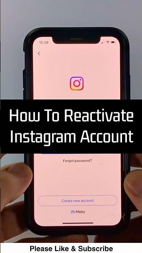 How to Reactivate Instagram Account