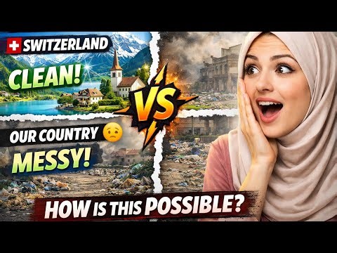 Clean Switzerland 🇨🇭 vs Developing Countries – Real Reason EXPOSED #shorts