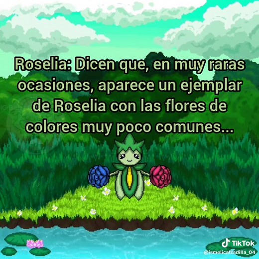 Proceso Evolutivo de Pokemon: Budew a Roserade