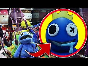 Blue Rainbow Friends Plush FOUND In Claw Machine