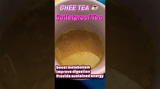 Bulletproof Tea(Ghee Tea) is easy to make and very healthy & tasty..For Tea lovers it’s the best one