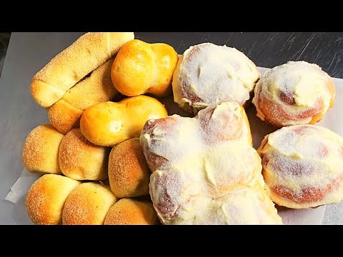 5 Klase ng Tinapay Isang Timpla ng Dough [Pandesal, Spanish Bread, Monay, Pan De Siosa, Ensaymada]