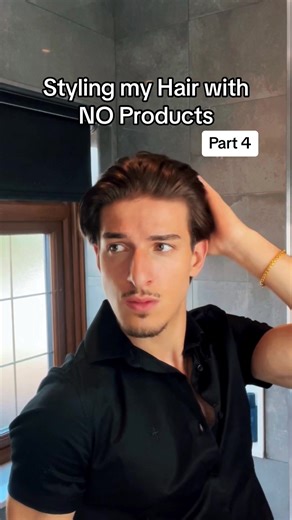 Men's Hair Tutorial: Slick Back Hairstyle Without Products