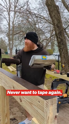 FastenMaster | "Never want to tape again." @drconstructionanddecks tried out FastenMaster Deck Frame Coating and decided that it's time to #TossTheTape !... | Instagram