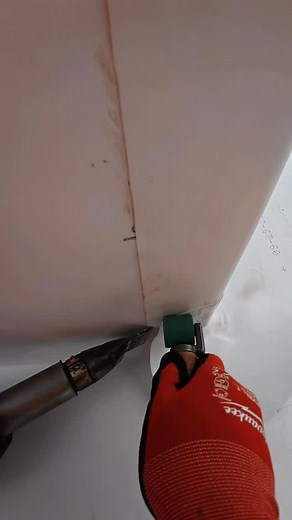 Tpo roofing. Double patch #roof #roofing #roofer #tpo #labour | KGBuild