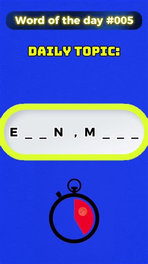 WORD OF THE DAY #005