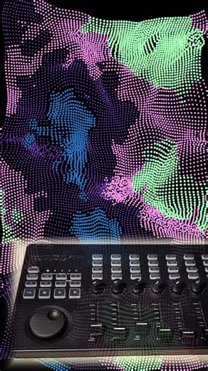 repost @exsstas Variation of Particle life algorithm made in @touchdesigner with #glsl #particlelife | TouchDesigner