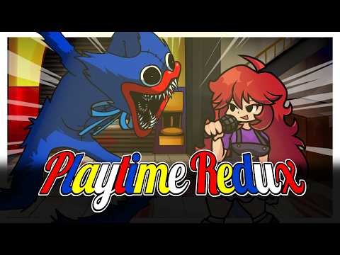 FNF Playtime Redux but it's Huggy Wuggy Redux vs Ali + FLP