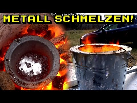 Wie man einen SCHMELZOFEN für METALL baut