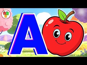 ABC Alphabet Song 🎵 | Learn A to Z Letters, Sounds & Simple Words 🔤 | ABCD Kids Learning