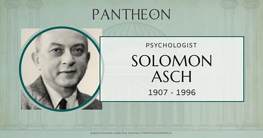 Solomon Asch Biography | Pantheon