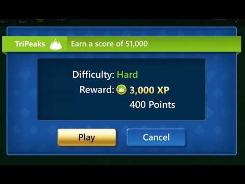 TriPeaks HARD - May 15, 2026 - Microsoft Daily Challenge - Solitaire