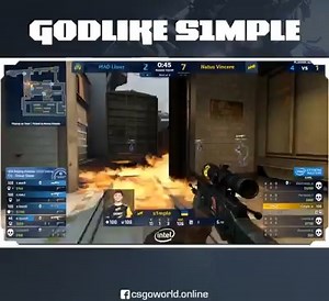 26K views · 129 reactions | Godlike s1mple 1v4! | CS:GO | Facebook