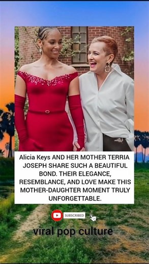 Alicia Keys and Her Mother: A Beautiful Bond! ❤️ #Shorts#trending#usa