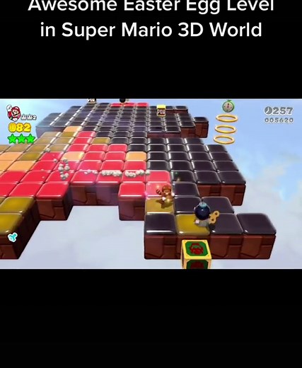 Cool 8-Bit Mario in Super Mario 3D World