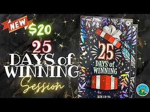 🎄NEW!! $10 - 25 DAYS OF WINNING x2 | WA Lottery Scratch Tickets
