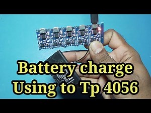 Battery charge using to Tp 4056, TP4056 module with battery protection circuit
