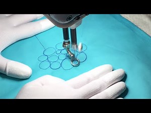 Pebbles (on a sit down machine)- Free motion Quilting Tutorial