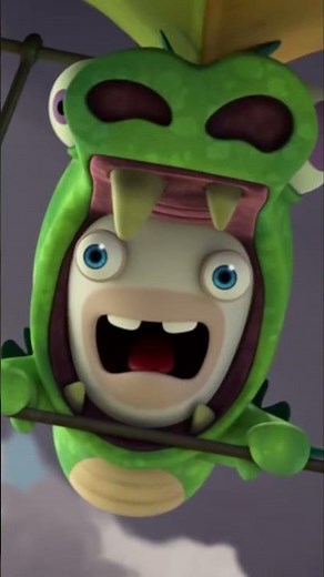 Watch out for the flying rabbid | Rabbids Invasion #shorts